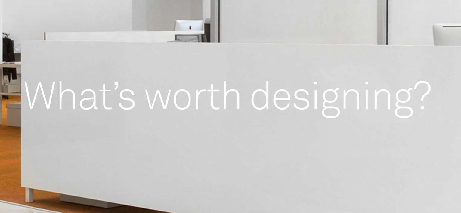 Homepage of Ammunition, the San Francisco design studio founded by Robert Brunner
