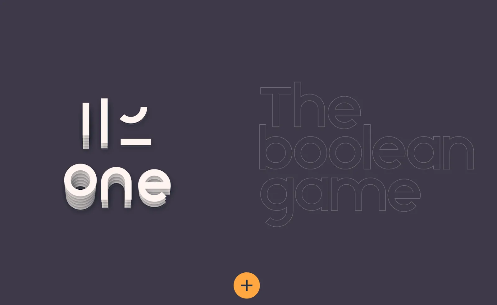 The Boolean Game showing basic shapes being combined with boolean operations to recreate an icon