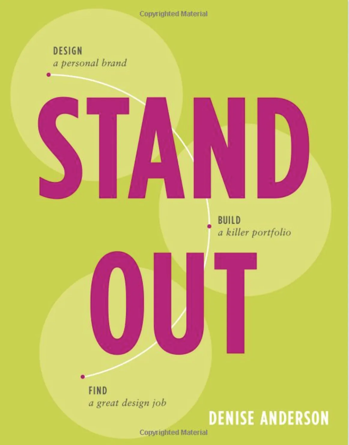 Book cover of Stand Out: Design a Personal Brand, Build a Killer Portfolio, Find a Great Design Job by Denise Anderson