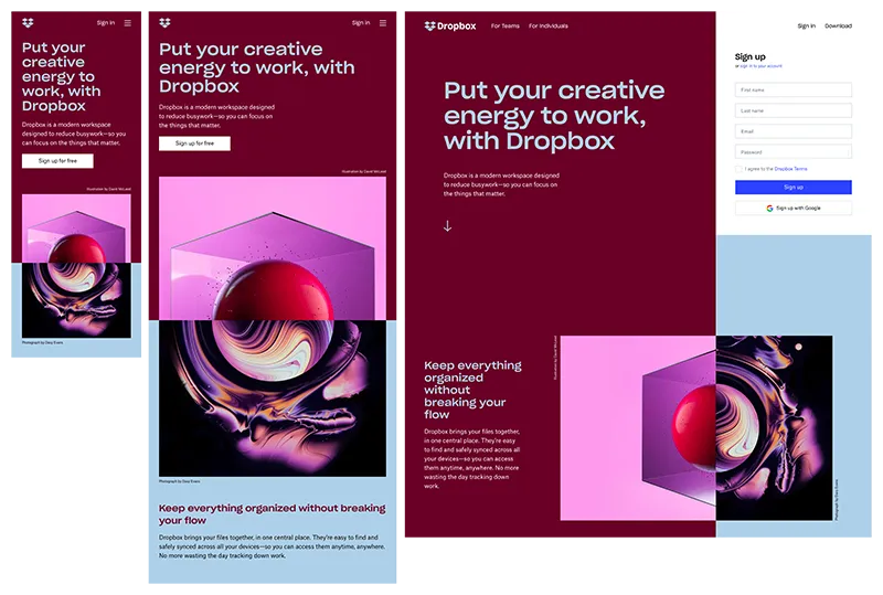 Responsive web design
