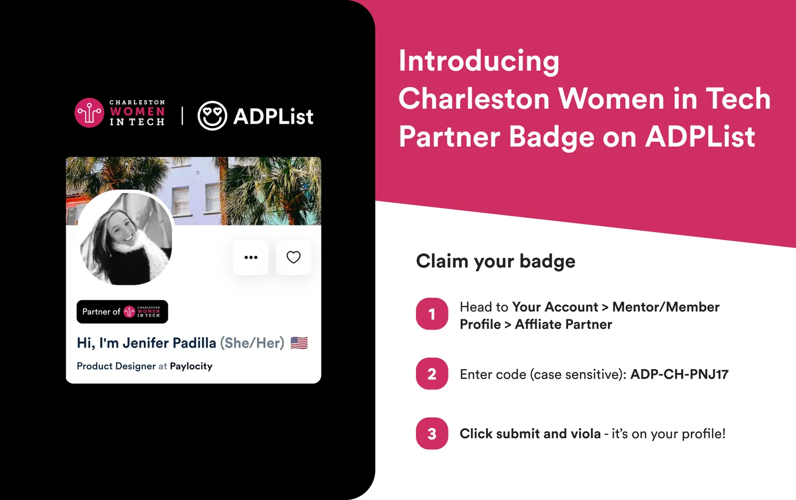 ADPList partners with Charleston Women In Tech — image 1