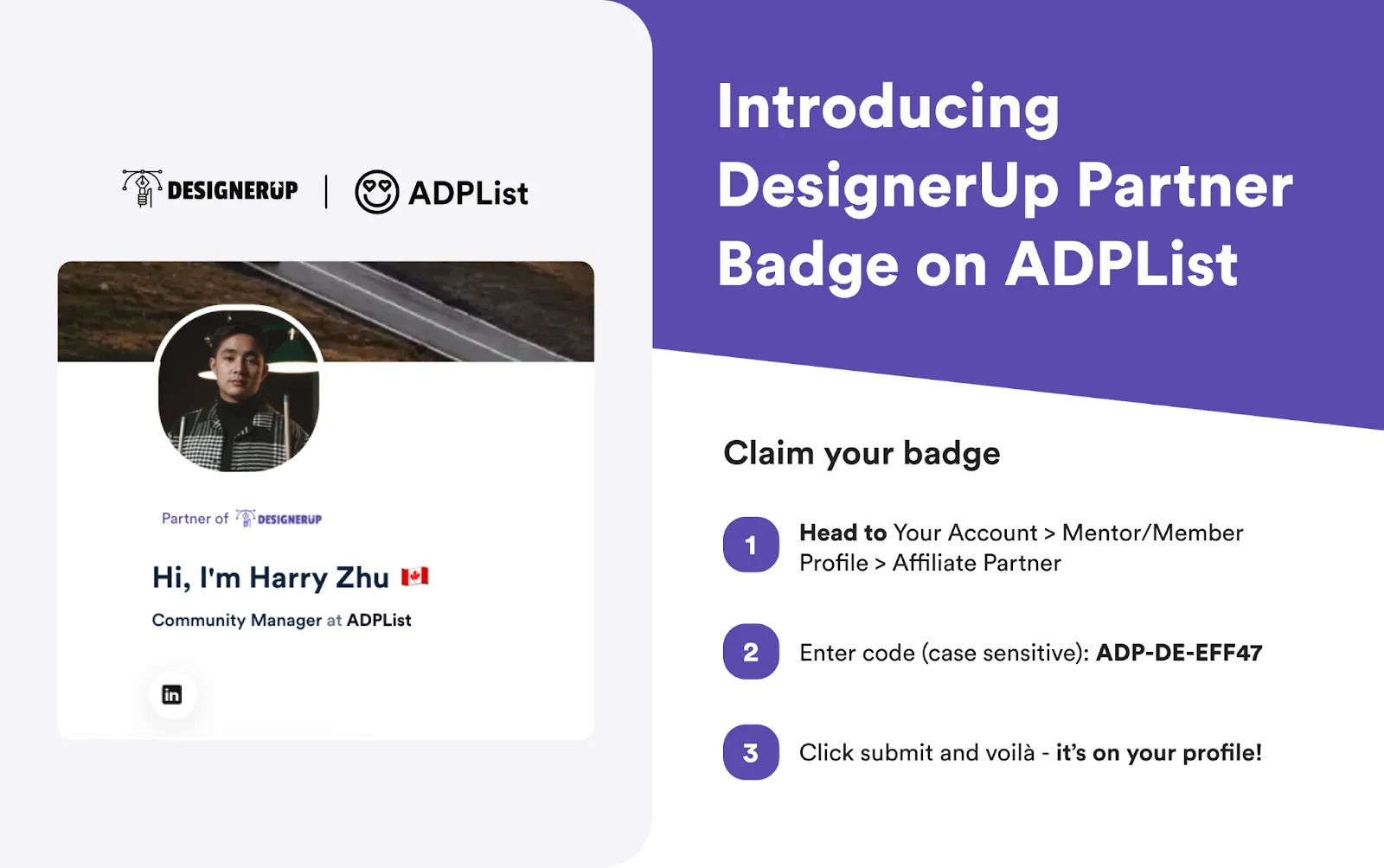 ADPList partners with DesignerUp — image 1