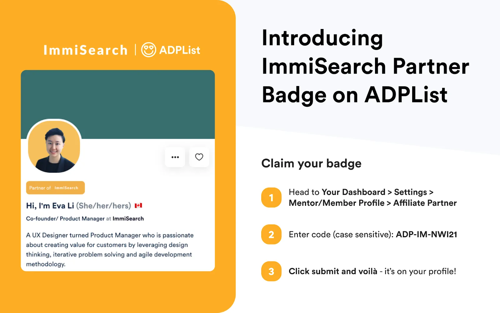 ADPList partners with ImmiSearch — image 1