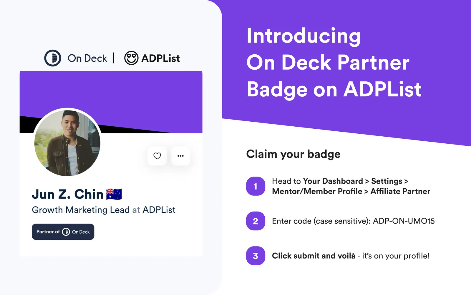 ADPList partners with On Deck Design (ODD), a curated community of design professionals. — image 1