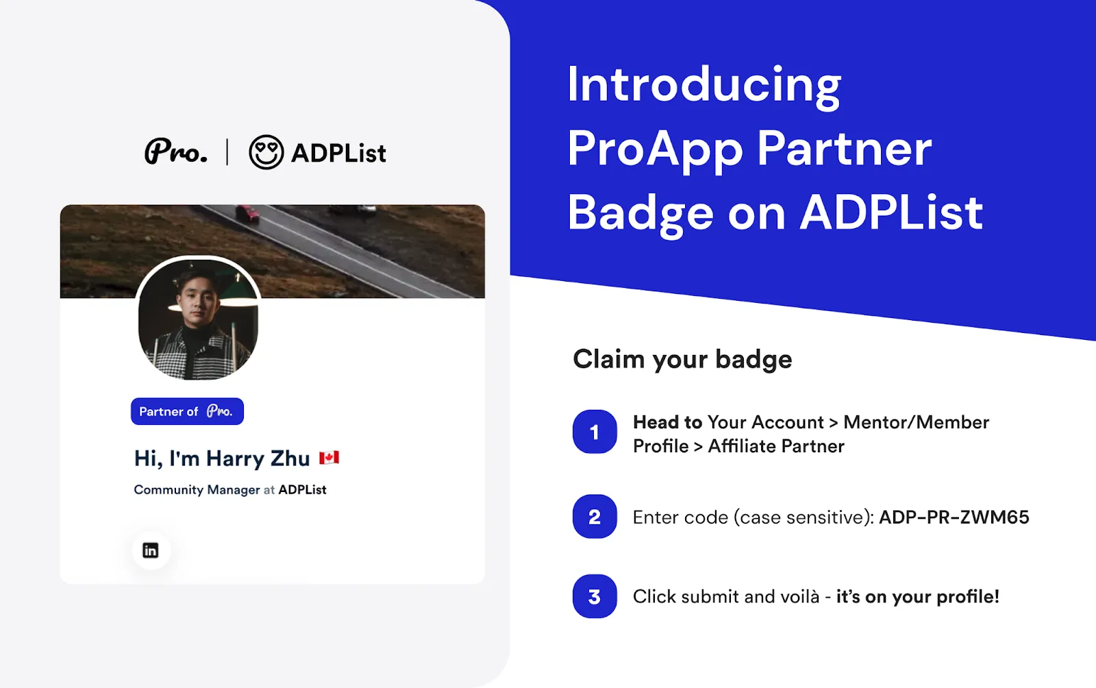 ‍ADPList Partners With ProApp — image 1