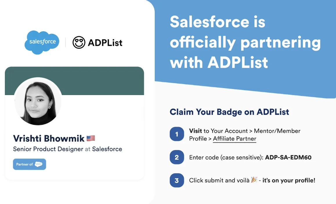 ADPList and Salesforce Partners On Global Mentorship — image 2