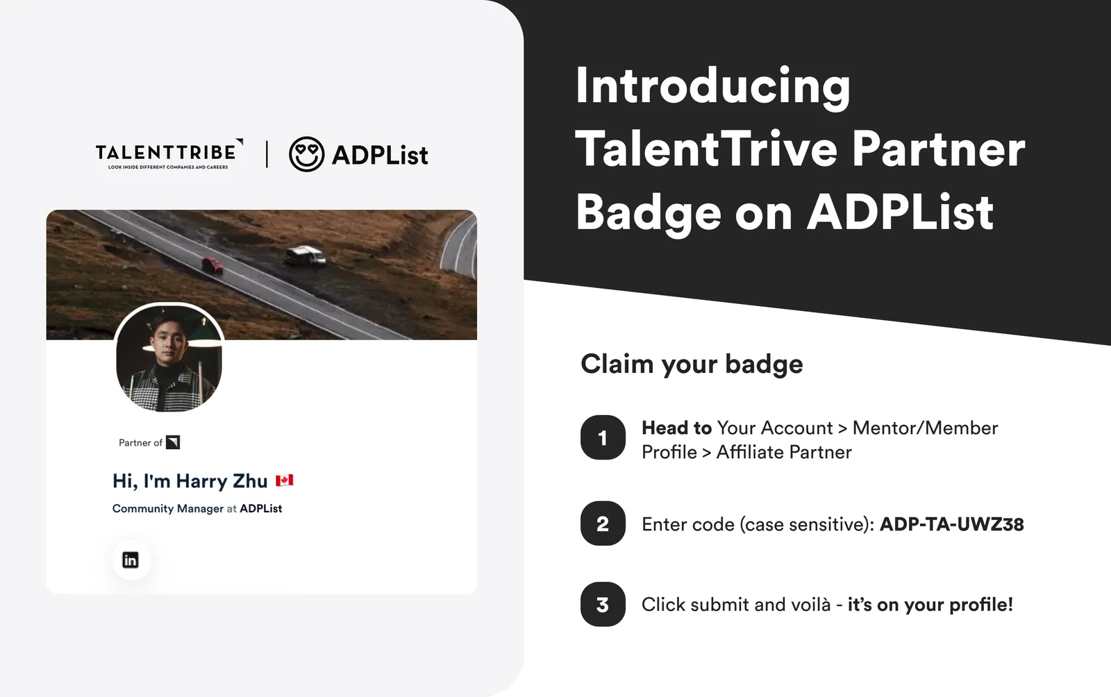 ADPList partners with TalentTribe — image 1
