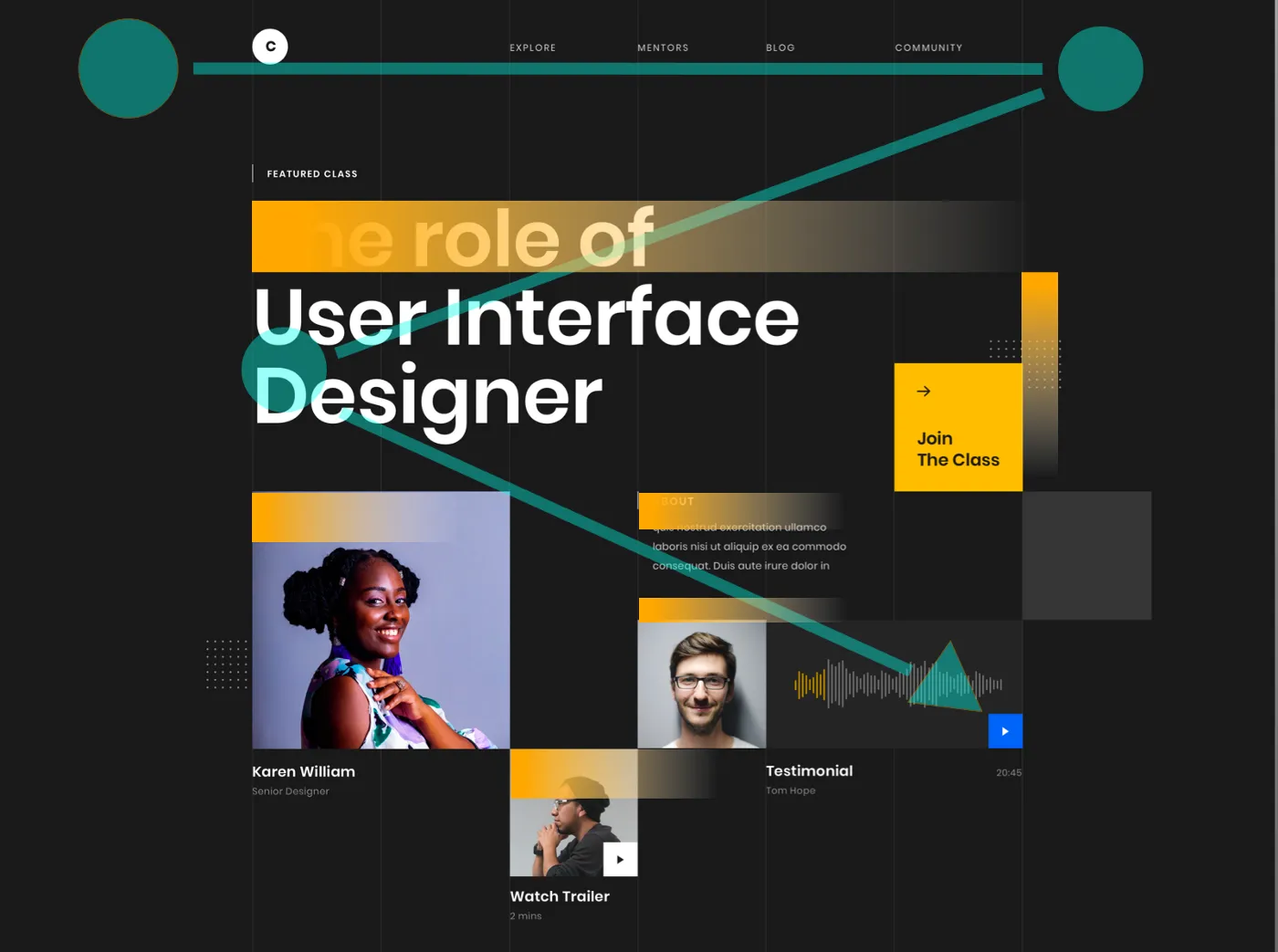 Overlay showing Z pattern on a UI Layout by Dwinawan for Paperpillar