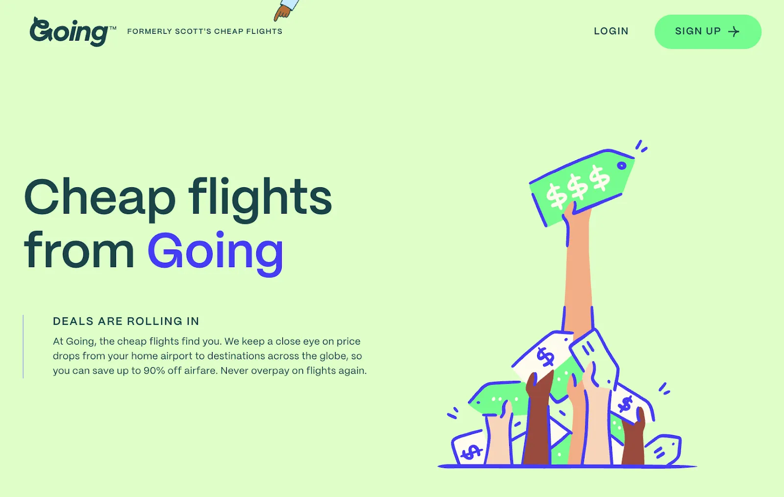 Creative Website Design - Going Minimalist Website Design Sample