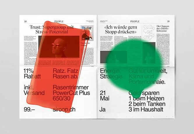 Studio Feixen portfolio page with mixed-size project tiles in saturated, playful colors