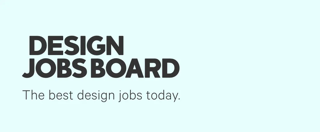 Design Jobs Board homepage showing UK design job listings and daily opportunity count